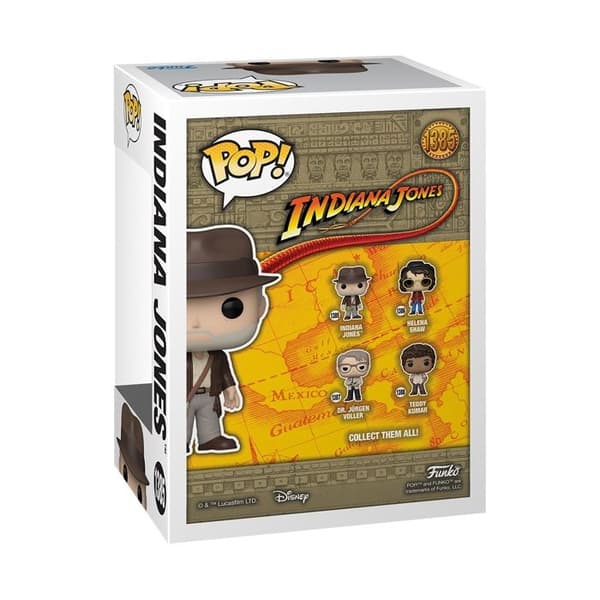 POP! Indiana Jones 9 cm - FUNKO - Indiana Jones 5 - Vit - Blandat