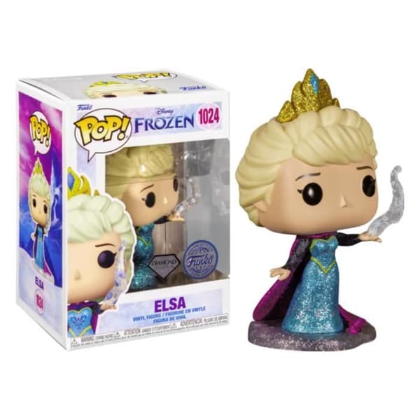 Figurine Funko Pop! Disney Ultimate Princess - Elsa Kröningsdiaman N°1024 Exklusiv - Vit - Leksak