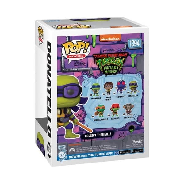Funko Pop! Filmer: Teenage Mutant Ninja Turtles: Mutant Mayhem - Donatello