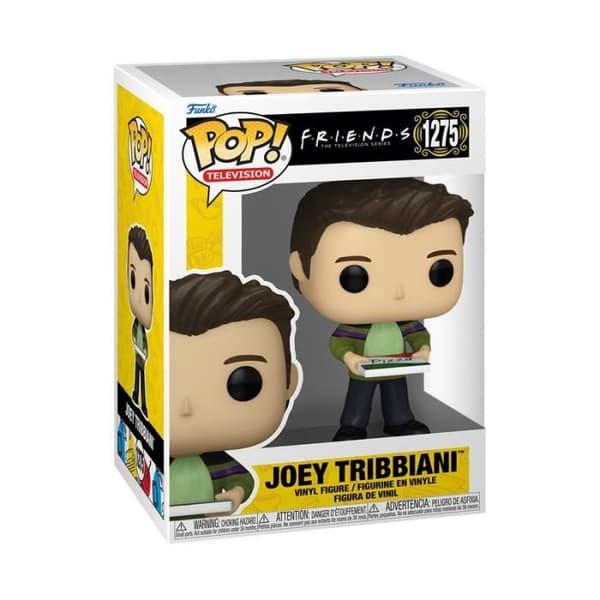 Funko Pop! TV: Vänner - Joey med Pizza - Grå - Vuxen - Blandat
