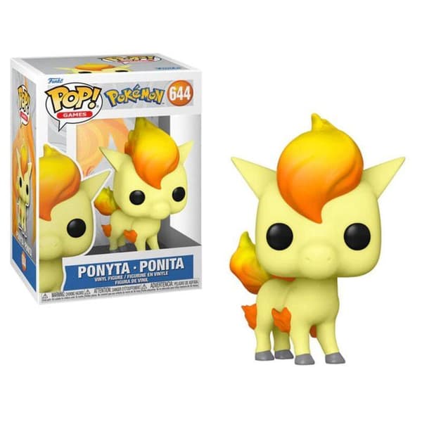 Figur - FUNKO - Pop Gaming N° 644 - Ponyta - Multicolor - Barn 3 år och uppåt
