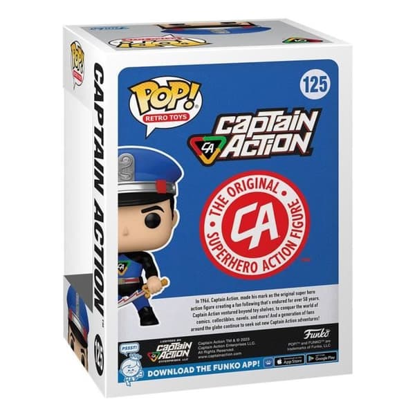 Figurine - FUNKO - Captain Action - Pop! - RETRO LEKSAKSHJÄLTAR