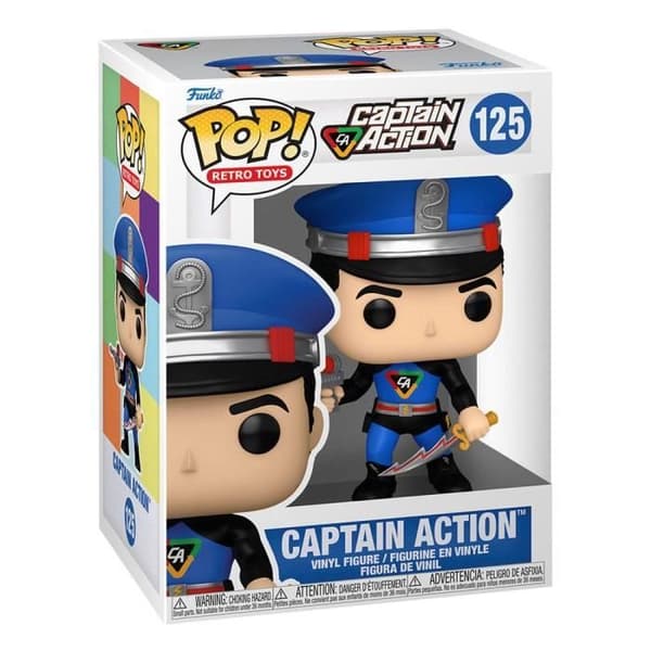 Figurine - FUNKO - Captain Action - Pop! - RETRO LEKSAKSHJÄLTAR