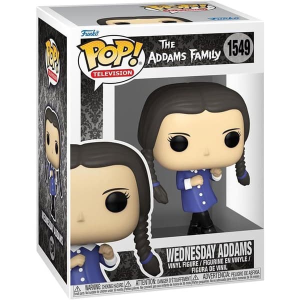 Statyett - FUNKO - FAMILJEN ADDAMS - POP TV N° 1549 - Onsdag - Svart - Interiör - Pop!