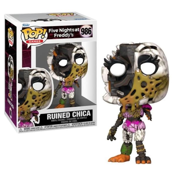 Leksak - FUNKO - POP Spel nr 986 - Chica Ruin - Gul - Interiör - Barn