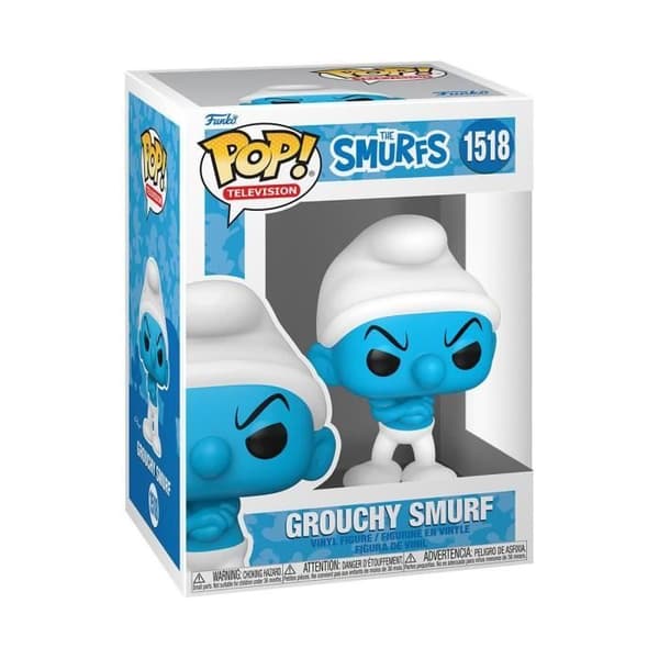 Figuriner - Funko POP Vinyl Samlarfigur Grouchy Smurf FK79257 (2024)