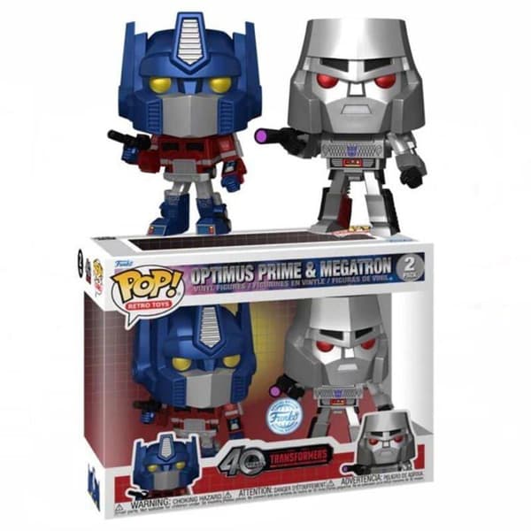 Funko Pop! Retroleksaker - Transformers - Optimus Prime / Megatron 2pk (mt