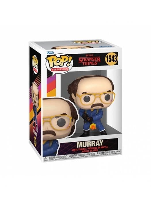 Figur - FUNKO - Murray - Pop ! - Fackla - Stranger Things - 14 år och uppåt