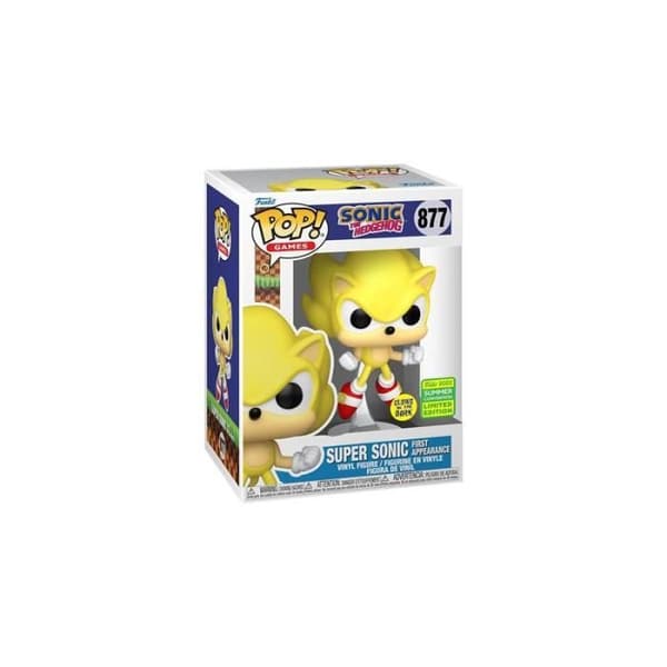 Figur Funko Pop Spel Sonic The Hedgehog Super Sonic Multicolor