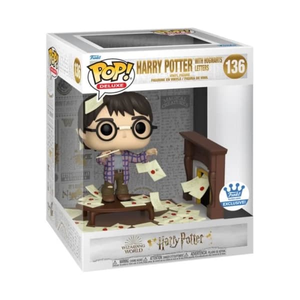 Figurine Funko Pop! Harry Potters med Hogwarts-brev 136 Deluxe Limited Edition