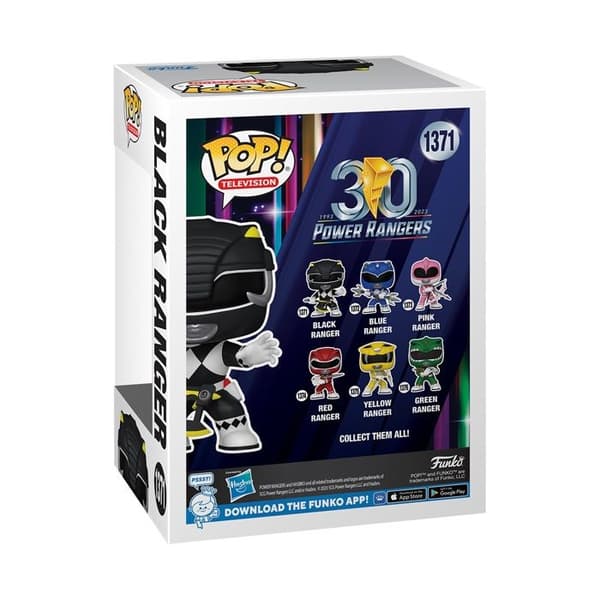 Figurine - Funko - Power Rangers - Mighty 30E - Black Ranger - 2 års garanti