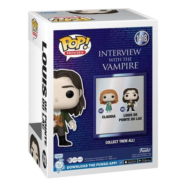 Louis de Pointe du Lac vinylfigur - FUNKO - Pop! - Svart - 14 år - Inomhus - Vuxen - Blandat