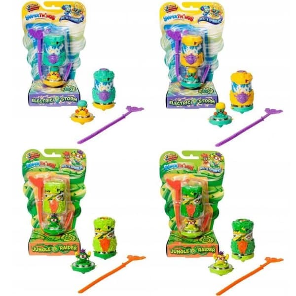 SuperThings Battle Spinners med exklusiv figur - vinn en episk strid