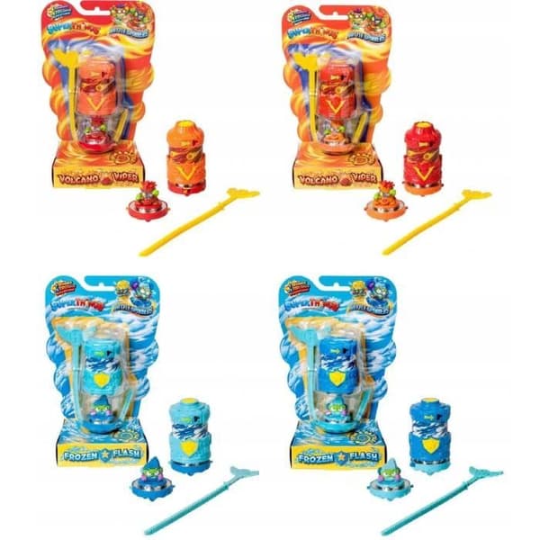 SuperThings Battle Spinners med exklusiv figur - vinn en episk strid