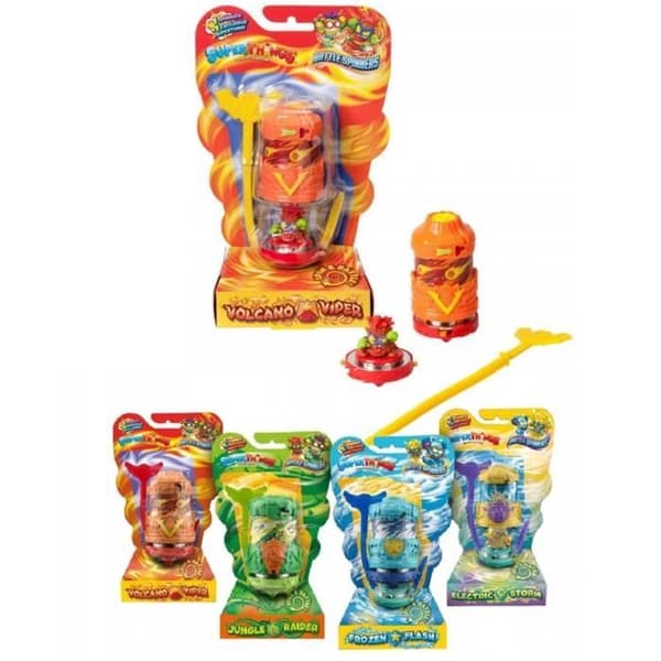 SuperThings Battle Spinners med exklusiv figur - vinn en episk strid
