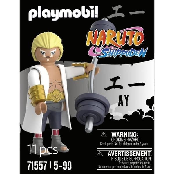 PLAYMOBIL Fourth Raikage Ay 71557 Figur, Naruto Shippuden, 5 år och uppåt