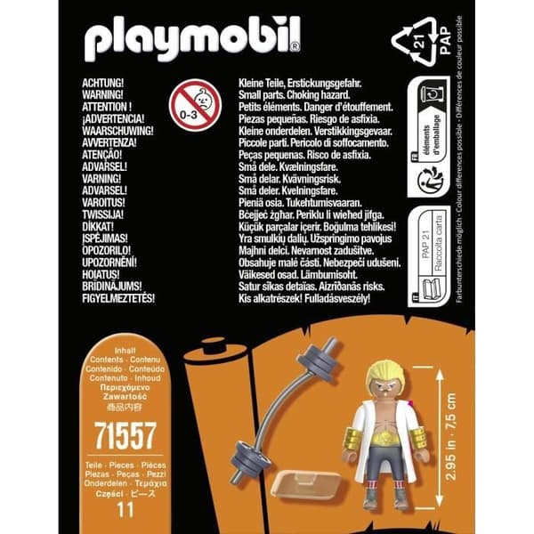 PLAYMOBIL Fourth Raikage Ay 71557 Figur, Naruto Shippuden, 5 år och uppåt