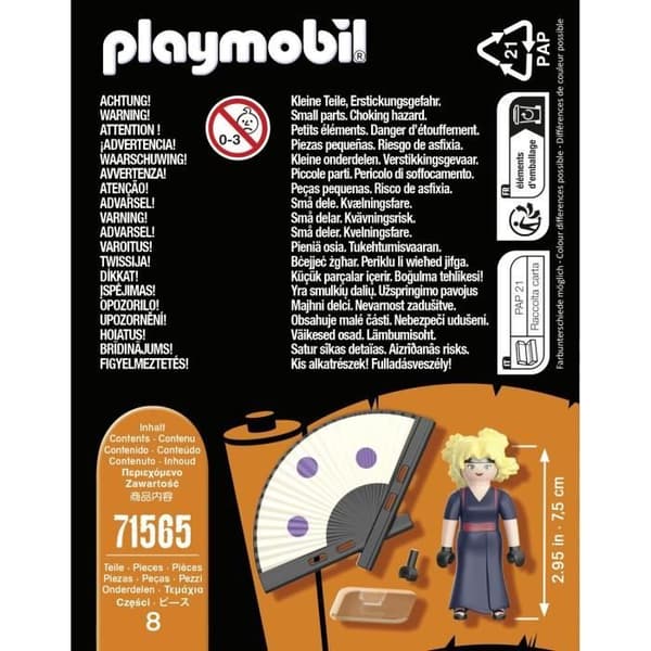 PLAYMOBIL Temari Figur 71565, Naruto Shippuden, 5 år och uppåt