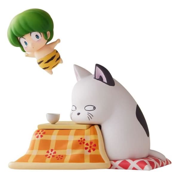 Minifigur - Plommon - Urusei Yatsura - Ten &amp; Kotatsuneko - 7 cm