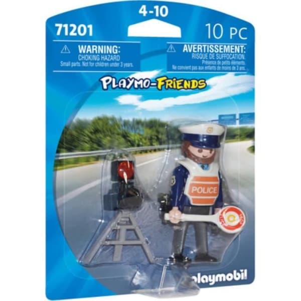 PLAYMOBIL - Playmo-Friends Polis och radar - Byggspel för barn - Vit - 4 år och uppåt - Blandat