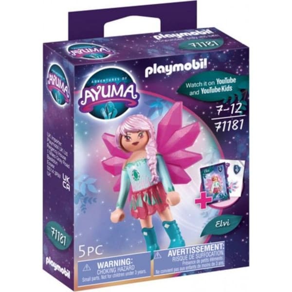 PLAYMOBIL - AYUMA CRYSTAL FAIRY ELVI 71181 - Byggspel - Barn - 2 års garanti