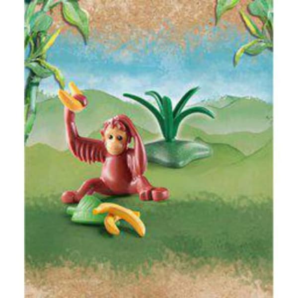 Byggspel - Playmobil - Baby Orangutang - Flerfärgad - Barn - Från 4 år