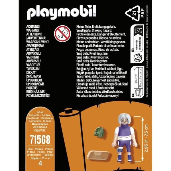 PLAYMOBIL Kabuto Figur 71568, Naruto Shippuden, 5 år och uppåt