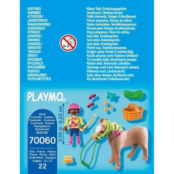PLAYMOBIL - Country - Special Plus - Ryttare med ponny - 22 stycken - Blandat