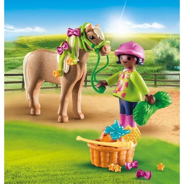 PLAYMOBIL - Country - Special Plus - Ryttare med ponny - 22 stycken - Blandat