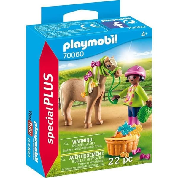 PLAYMOBIL - Country - Special Plus - Ryttare med ponny - 22 stycken - Blandat