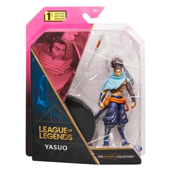 Yasuo League of Legends 10 cm figur med 12 artikulationspunkter och tillbehör