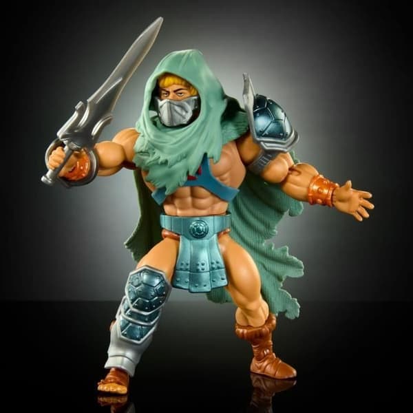 MOTU x TMNT: Turtles of Grayskull Stealth He-Man statyett 14 cm