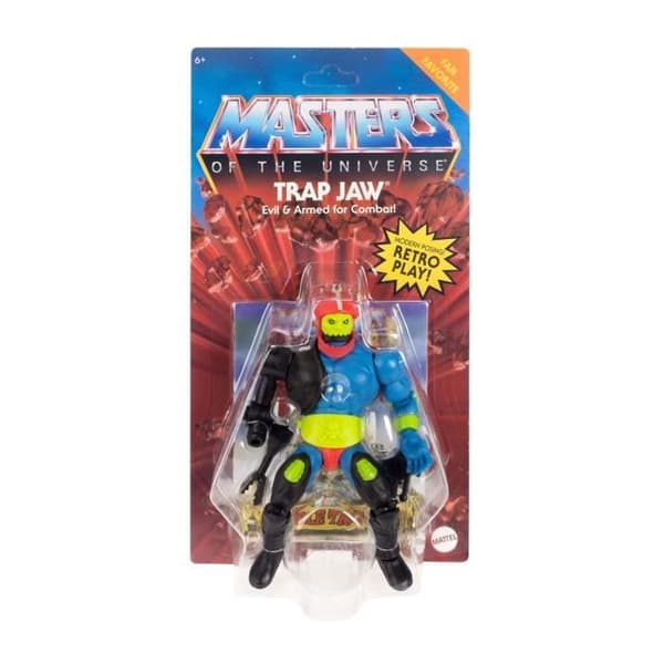 Masters of the Universe Origins Trap Jaw statyett 14 cm