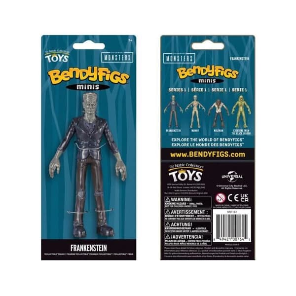 Noble Collection - Universella Monstren - Figur flexibel Bendyfigs Frankenstein 14 cm
