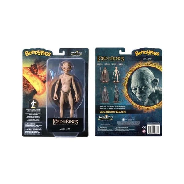 Bendyfigs Gollum flexibel figur 19 cm - Noble Collection - Sagan om ringen