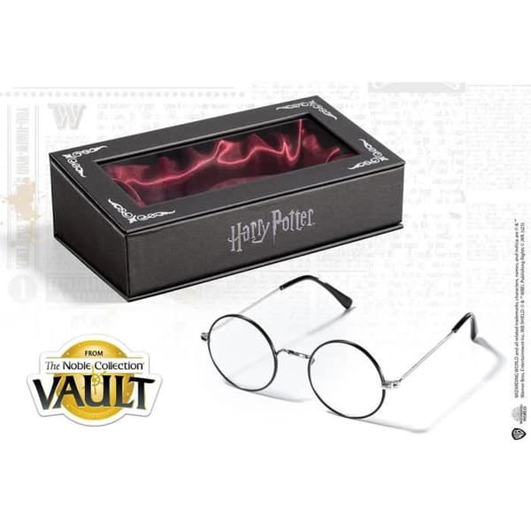 Harry Potter-glasögon - NOBLE COLLECTION - Replika - 18.5x10cm - Samlarobjekt - Svart