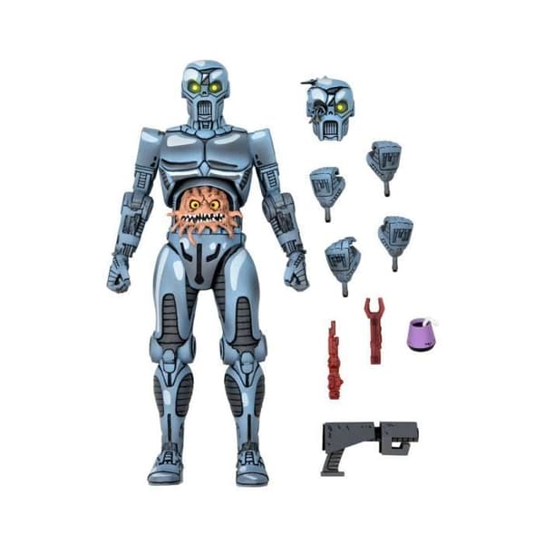 Utrom Ninja Turtles Figur (Mirage Comics) - NECA - 18 cm - Vit - Vuxen