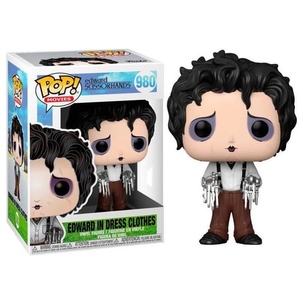 Edward Scissorhands Figure - Edward In Dress Kläder Pop 10cm
