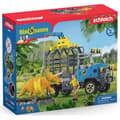 Miniatyrbild 3 av 6: Dino Transport Mission, 43-delat set med Triceratops figur- och transportbil, dinosaurieleksaker för barn