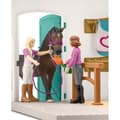 Miniatyrbild 5 av 6: Ridbutik för schleichhästar, Schleichbox med 67 element ingår inklusive 1 schleichhäst, figurbox