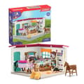 Miniatyrbild 1 av 6: Ridbutik för schleichhästar, Schleichbox med 67 element ingår inklusive 1 schleichhäst, figurbox