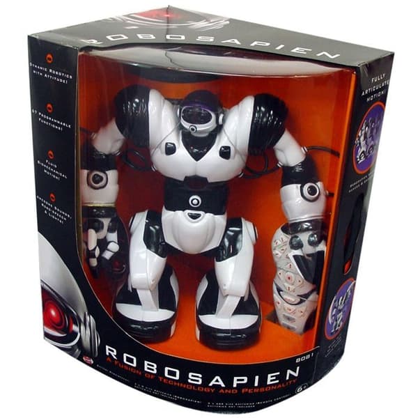 WowWee Robosapien radiostyrd robot - 30cm - 64 funktioner - Pojke och flicka - Från 6 år