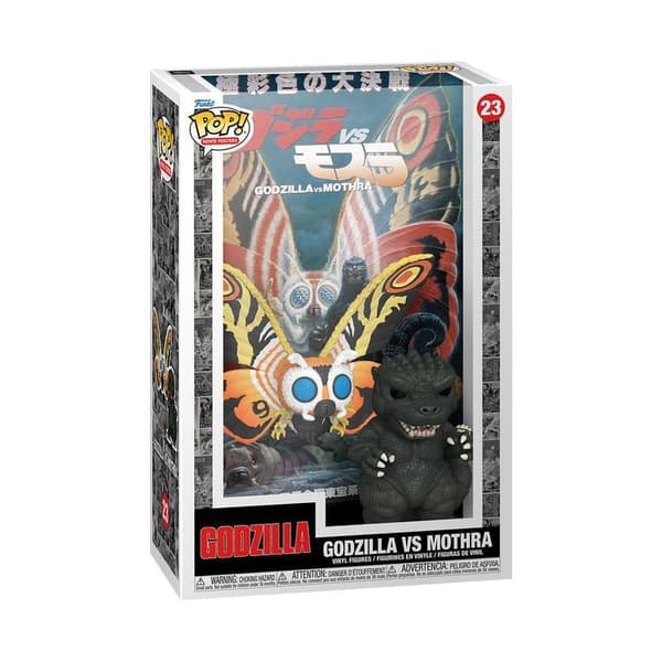 Godzilla 70th Anniversary POP! Movie Poster & Figure Godzilla vs Mothra 9cm