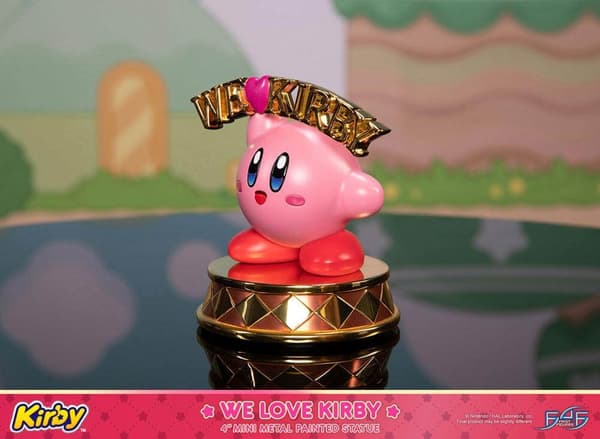 Kirby DieCast Statue - We Love Kirby 10cm