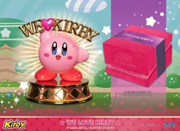 Kirby DieCast Statue - We Love Kirby 10cm