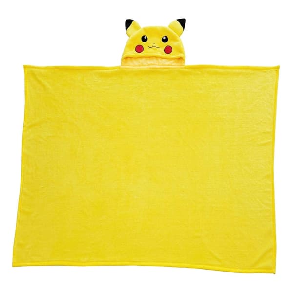 Pokemon Coral Hooded Blanket Pikachu 120x150 cm