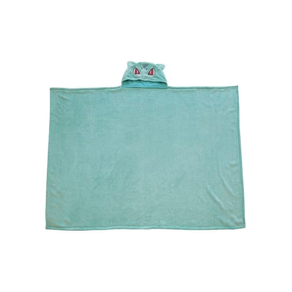 Pokemon Coral Hooded Blanket Bulbasaur 120x150 cm