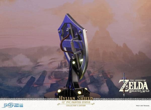 The Legend of Zelda Breath of the Wild PVC Statue Hylian Shield Collectors Edition 29 cm