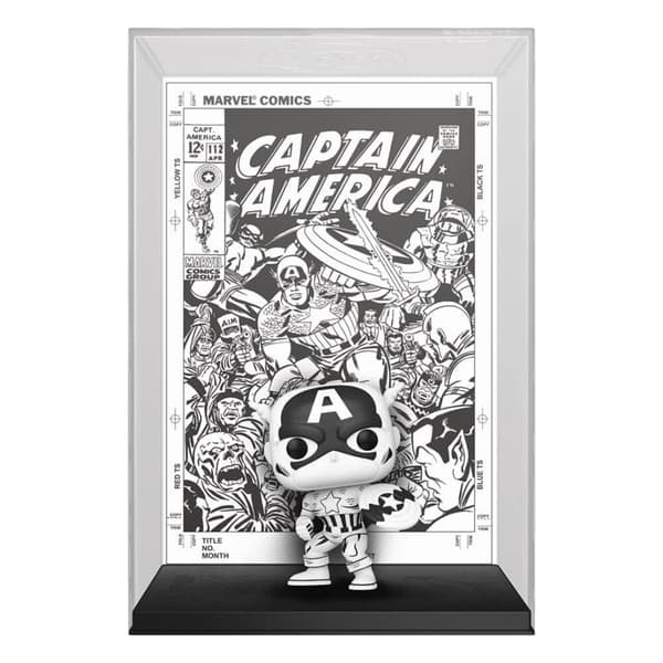 Marvel 85th Anniversary POP! Comic Cover Vinyl Figure Captain America 9cm