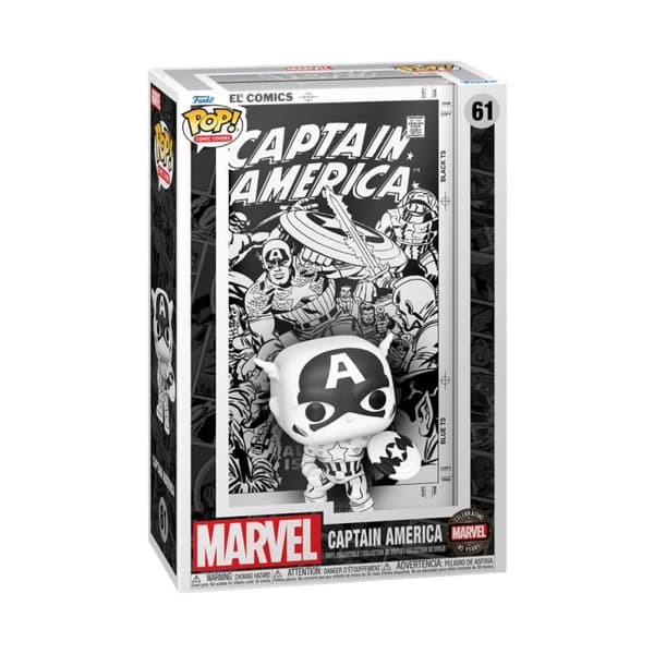 Marvel 85th Anniversary POP! Comic Cover Vinyl Figure Captain America 9cm